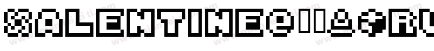 Valentine-常规(TrueType) ( A字体转换